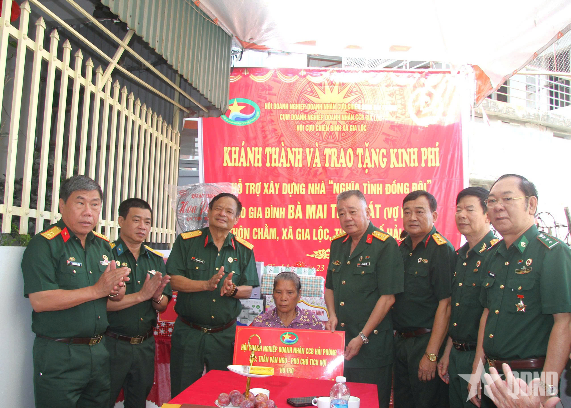 TP Hải Phòng: Trao nhà “Nghĩa tình đồng đội” tặng vợ liệt sĩ
