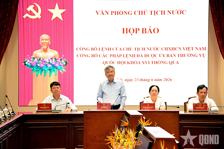 C&ocirc;ng bố Lệnh của Chủ tịch nước về 2 ph&aacute;p lệnh c&oacute; hiệu lực thi h&agrave;nh từ ng&agrave;y 1-7-2026