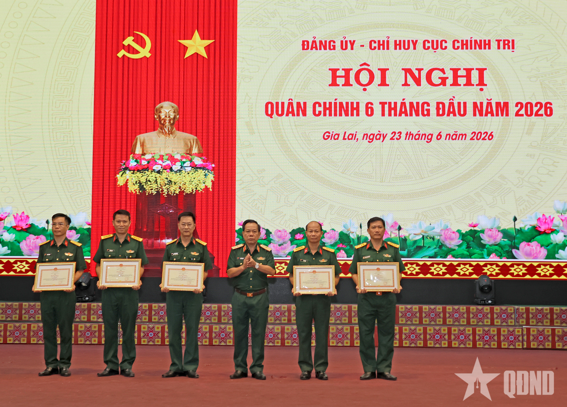 Cục Chính trị Quân đoàn 34 tổ chức Hội nghị quân chính 6 tháng đầu năm 2026