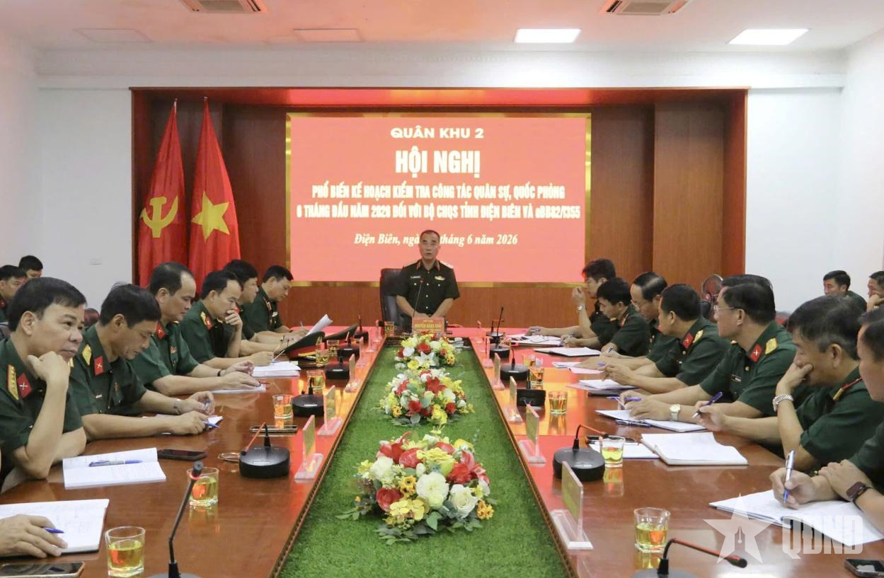 Quân khu 2 kiểm tra toàn diện Bộ CHQS tỉnh Điện Biên và Trung đoàn 82