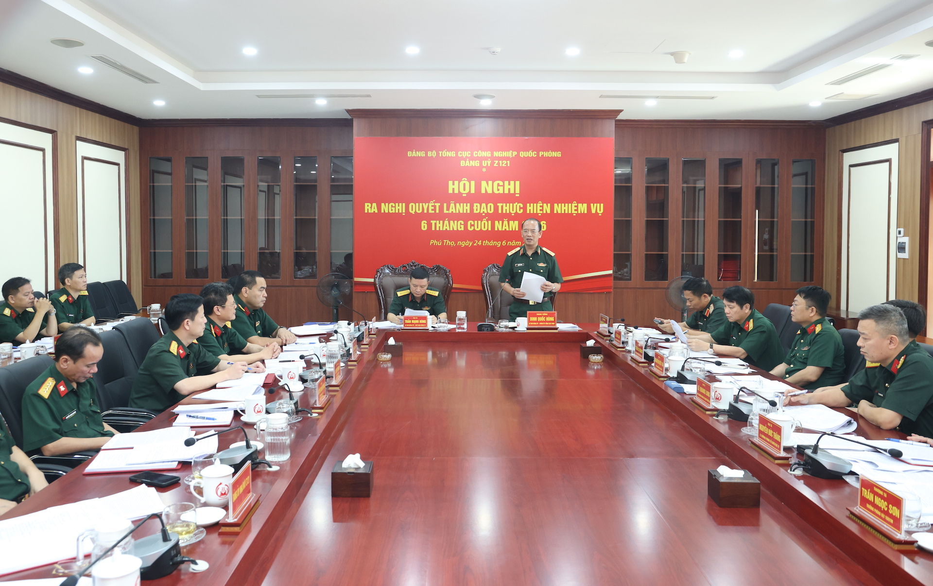 Đảng ủy Z121 tập trung lãnh đạo hoàn thành tốt nhiệm vụ sản xuất quốc phòng bảo đảm tiến độ, chất lượng
