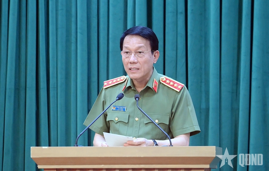 Tổng B&iacute; thư, Chủ tịch nước T&ocirc; L&acirc;m dự, chỉ đạo hội nghị Đảng ủy C&ocirc;ng an Trung ương