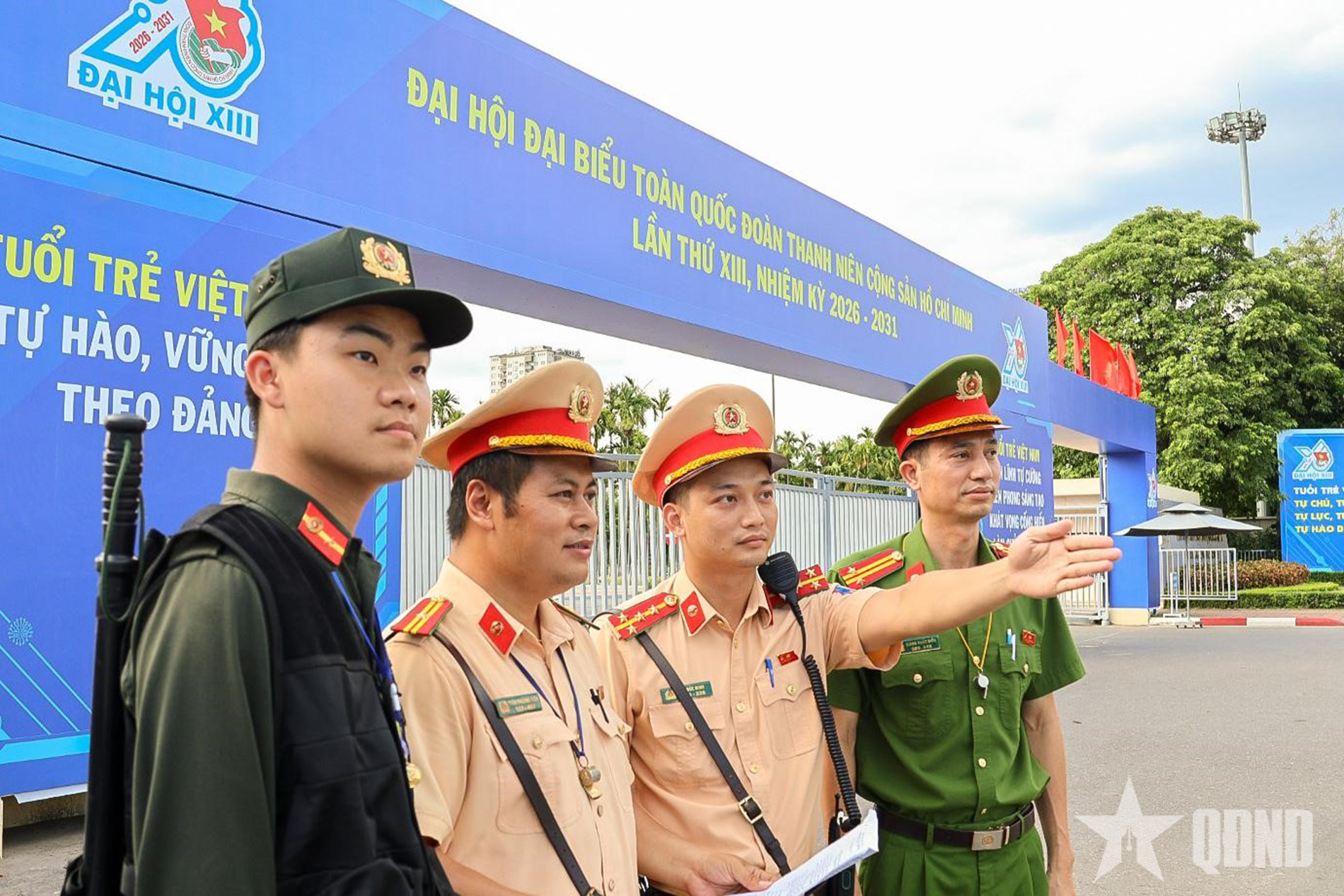 Công an TP Hà Nội bảo đảm trật tự, an toàn giao thông phục vụ Đại hội đại biểu toàn quốc Đoàn TNCS Hồ Chí Minh lần thứ XIII