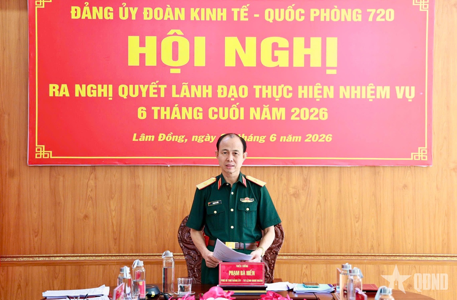 Đoàn Kinh tế - Quốc phòng 720 nâng cao hiệu quả sản xuất gắn với đảm bảo quốc phòng, an ninh