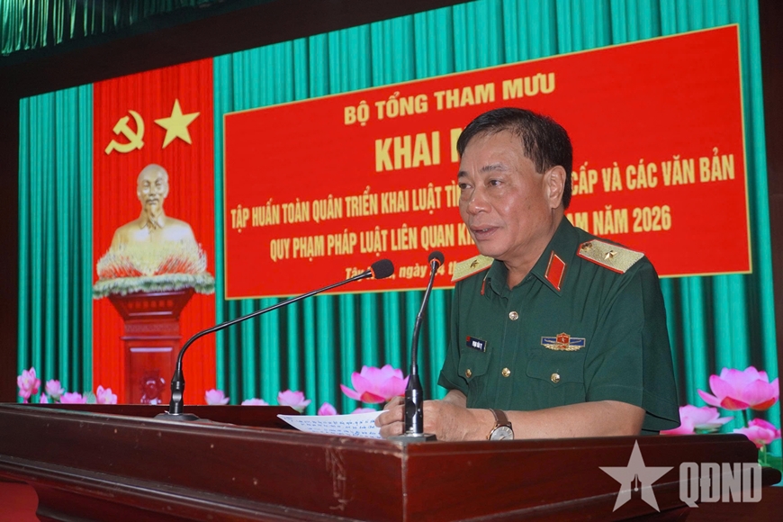 Bộ Tổng Tham mưu khai mạc tập huấn về Luật Tình trạng khẩn cấp tại phía Nam