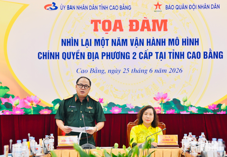 Tọa đàm “Nhìn lại một năm vận hành mô hình chính quyền địa phương hai cấp tại tỉnh Cao Bằng”