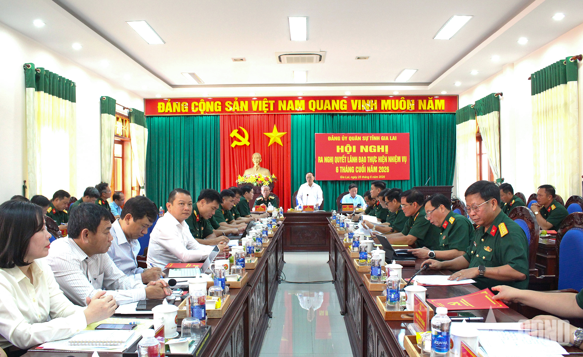 Đảng ủy Quân sự tỉnh Gia Lai làm tốt công tác tham mưu thực hiện nhiệm vụ quân sự, quốc phòng, biên phòng