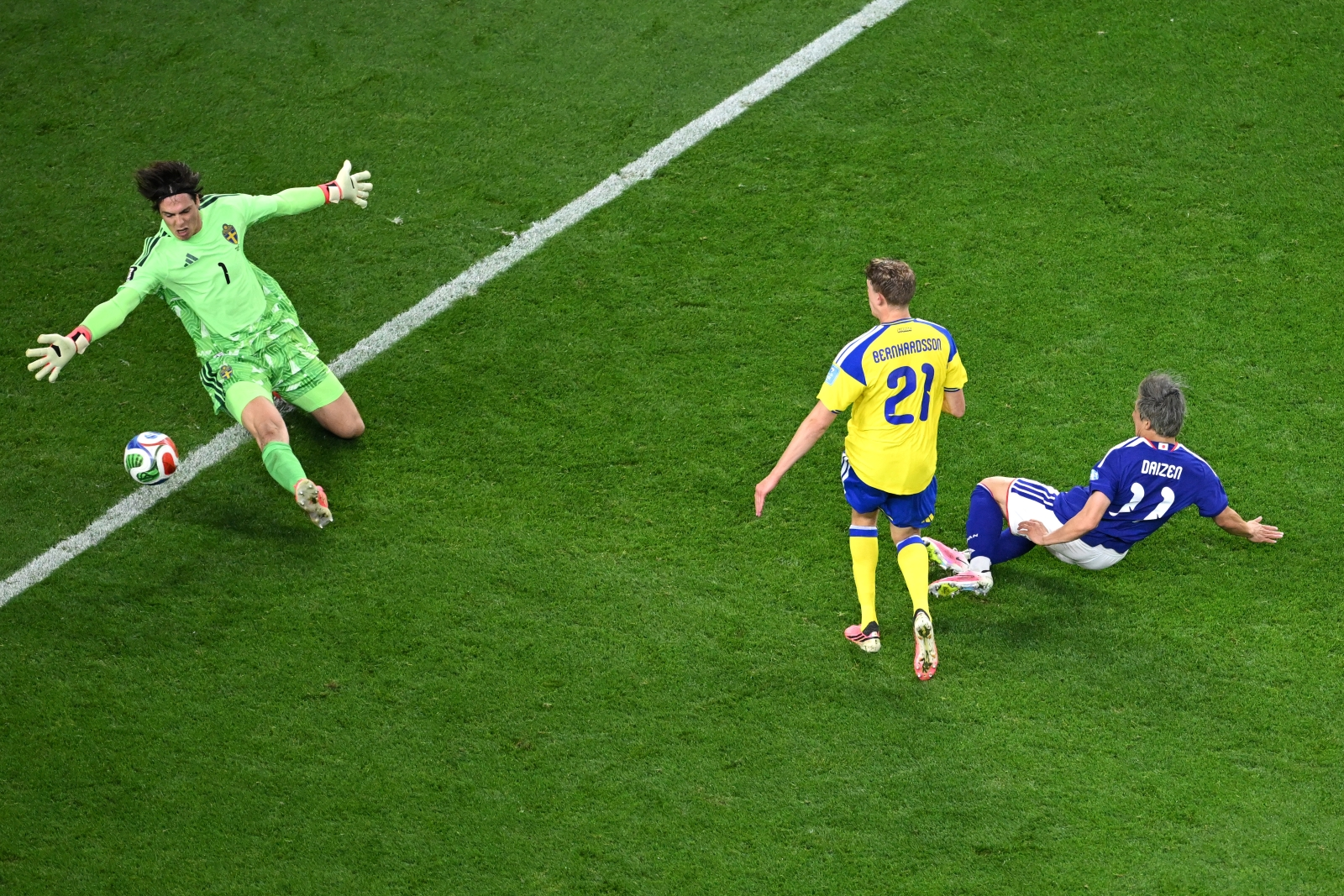 Video bàn thắng Nhật Bản và Thụy Điển (bảng F World Cup 2026)