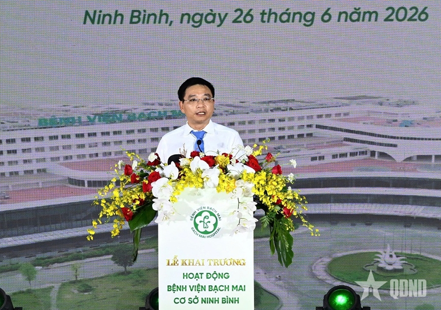 Bệnh viện Bạch Mai cơ sở Ninh B&igrave;nh ch&iacute;nh thức hoạt động: Đưa dịch vụ y tế chất lượng cao đến gần hơn với người d&acirc;n