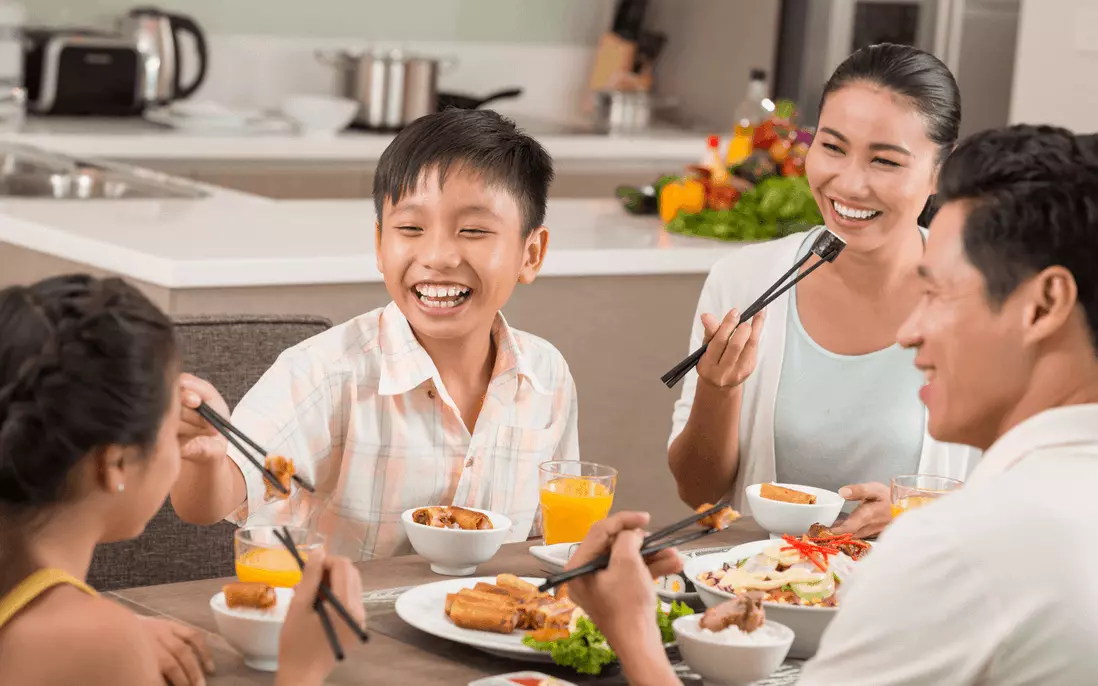 Trân quý bữa cơm gia đình