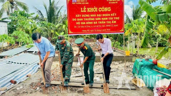 Cà Mau: Ấm tình quân dân từ những mái nhà nghĩa tình