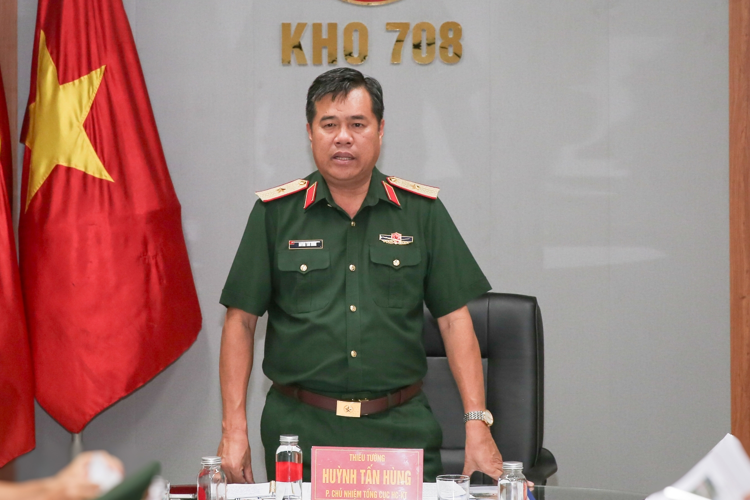 Kiểm tra tiến độ xây dựng kho tiếp nhận, bảo quản, lưu trữ mẫu hài cốt liệt sĩ
