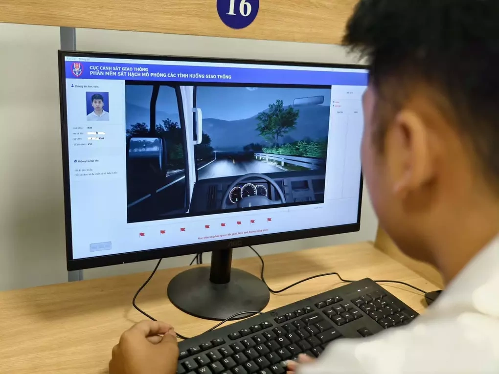 Bỏ sát hạch lái xe mô phỏng từ ngày 1-7