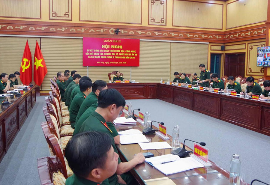 Quân khu 2: Triển khai nhiều giải pháp phát triển khoa học, công nghệ, đổi mới sáng tạo, chuyển đổi số