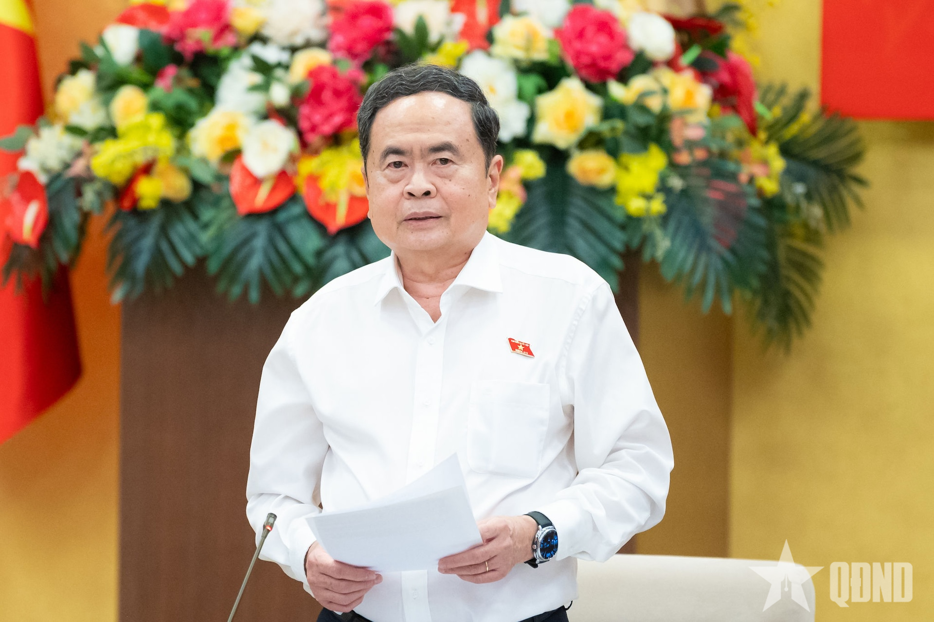 Chủ tịch Quốc hội Trần Thanh Mẫn chủ trì Hội nghị lần thứ 5, Ban Chấp hành Đảng bộ Quốc hội
