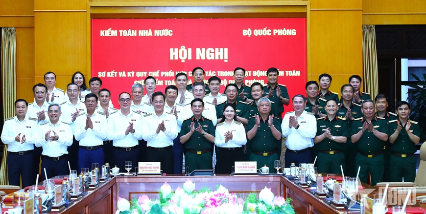 Bộ Quốc phòng và Kiểm toán Nhà nước ký Quy chế phối hợp công tác