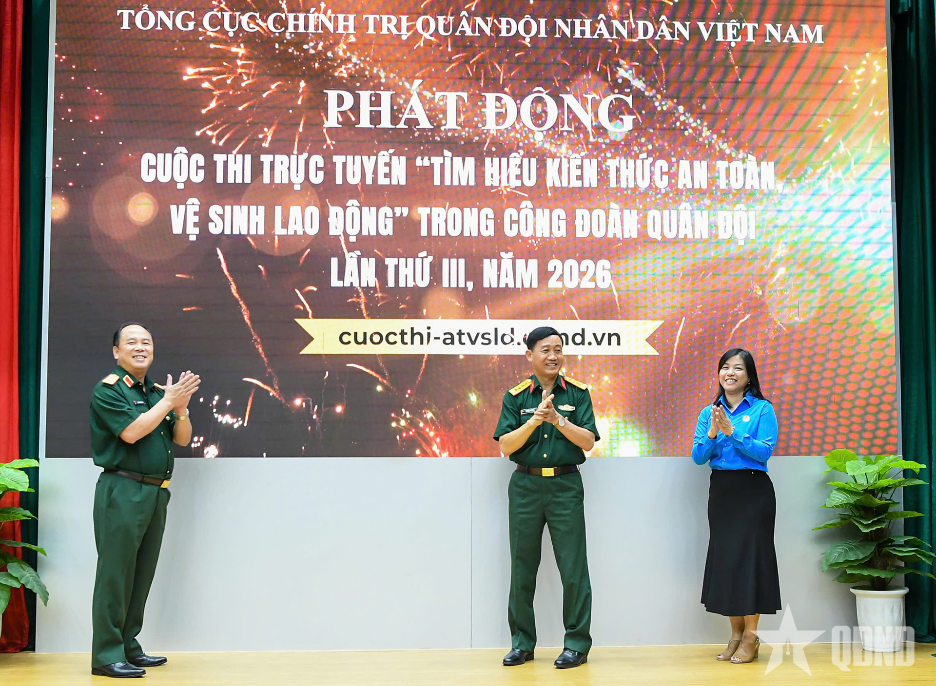 Tổng cục Chính trị phát động Cuộc thi trực tuyến tìm hiểu kiến thức an toàn, vệ sinh lao động