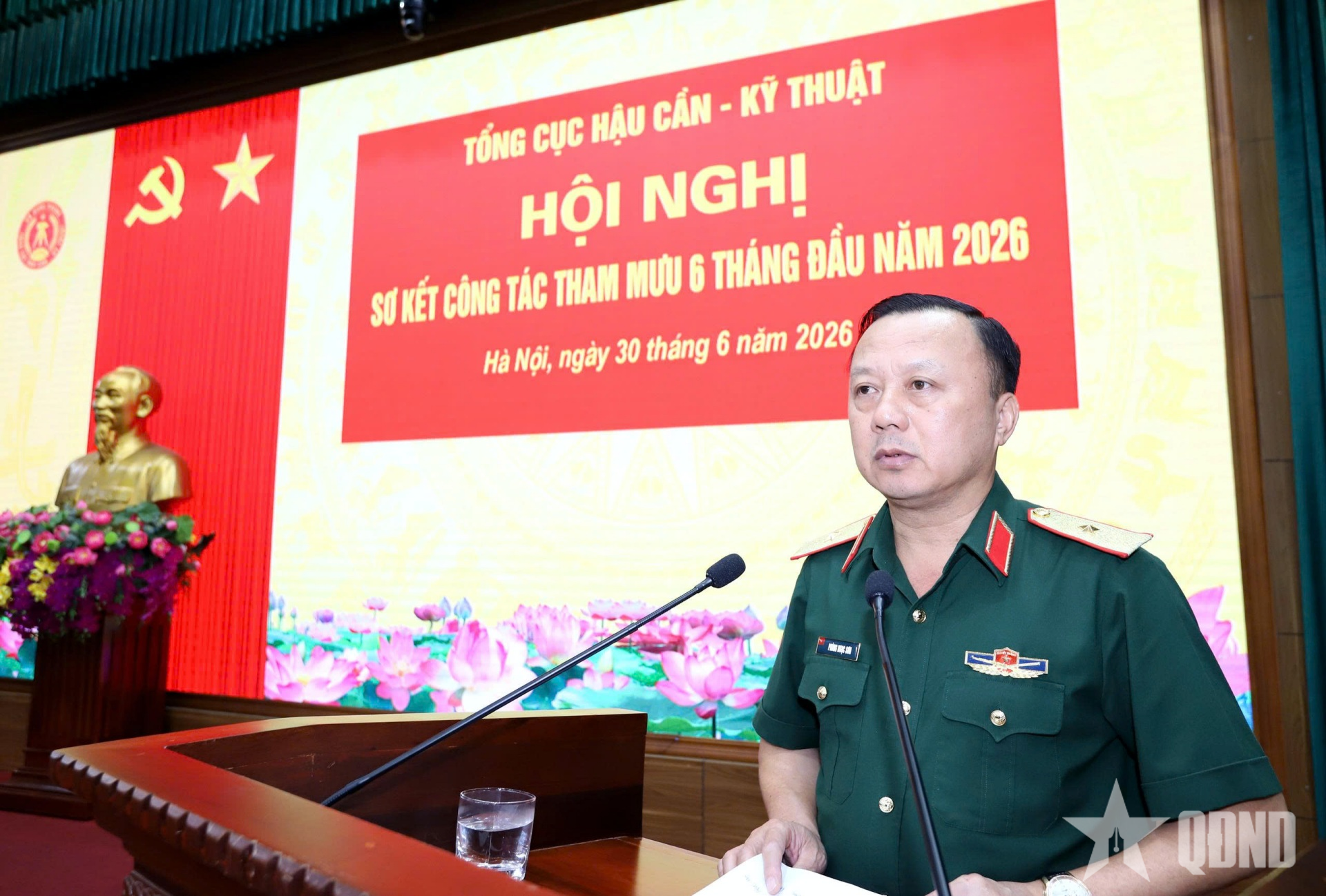 Tổng cục Hậu cần - Kỹ thuật hoàn thành tốt công tác tham mưu 6 tháng đầu năm 2026