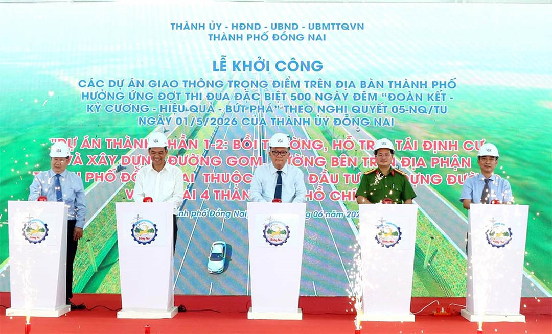 Đồng Nai: Khởi công các công trình giao thông trọng điểm