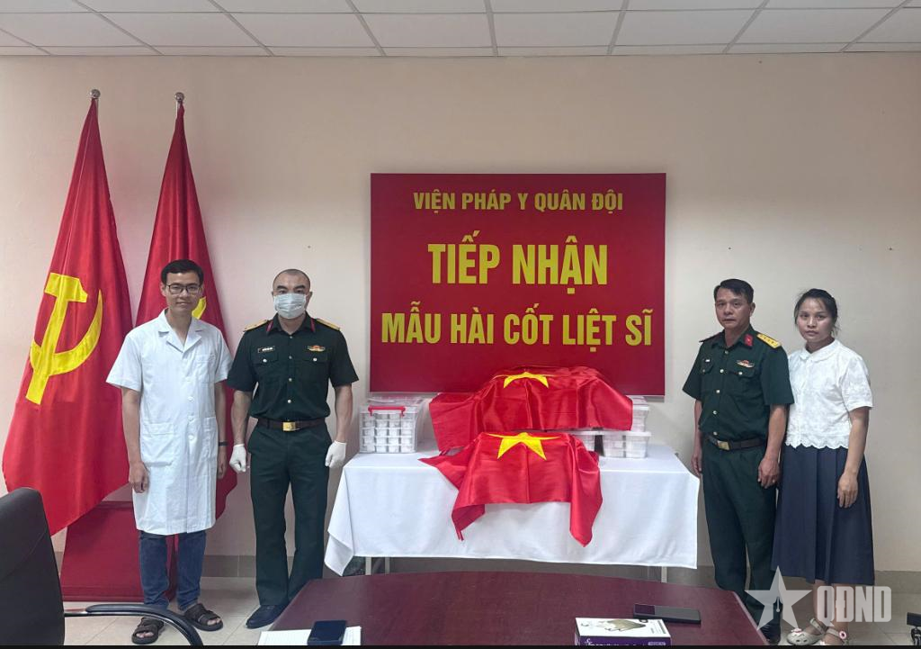 Điện Biên: Bàn giao 388 mẫu hài cốt liệt sĩ phục vụ giám định ADN
