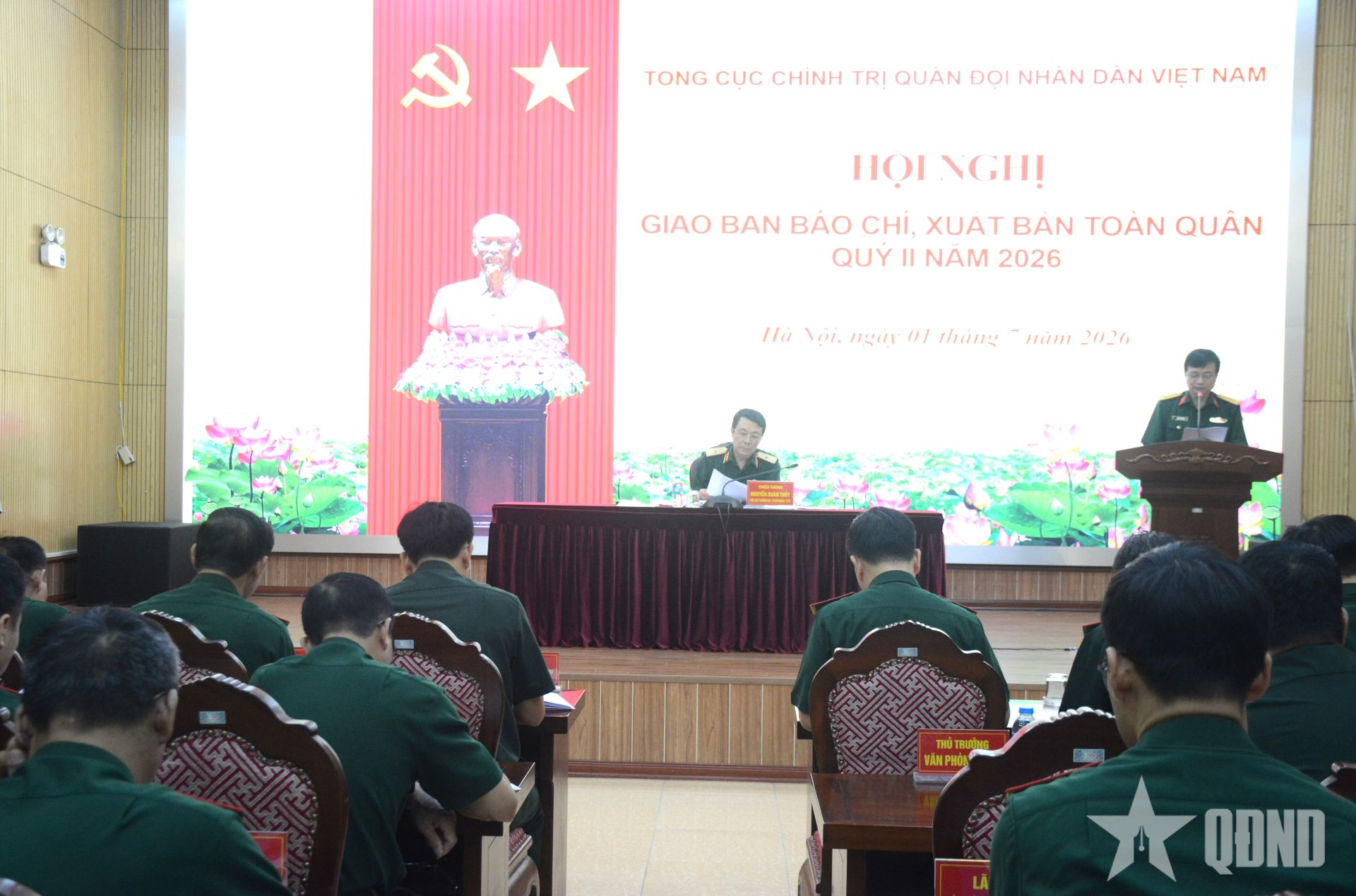 Giao ban báo chí, xuất bản toàn quân quý II - năm 2026