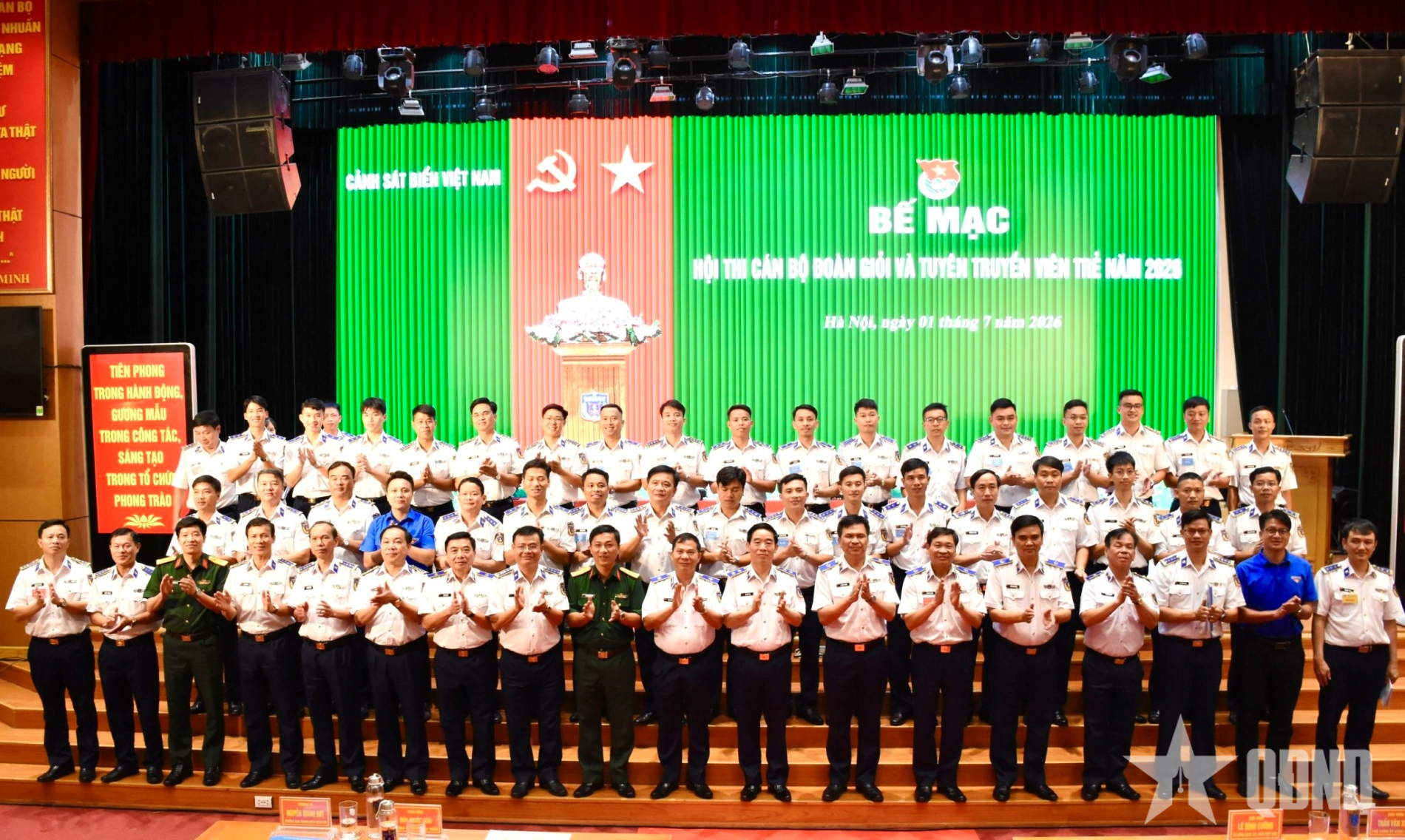 Cảnh sát biển Việt Nam bế mạc Hội thi cán bộ Đoàn giỏi và tuyên truyền viên trẻ