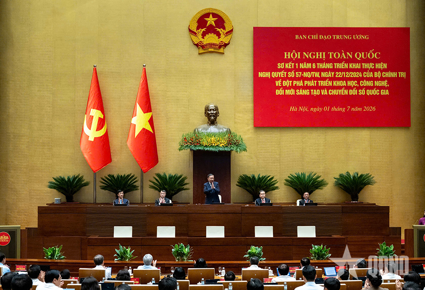 Tổng Bí thư, Chủ tịch nước Tô Lâm dự sơ kết 1 năm 6 tháng triển khai thực hiện Nghị quyết 57