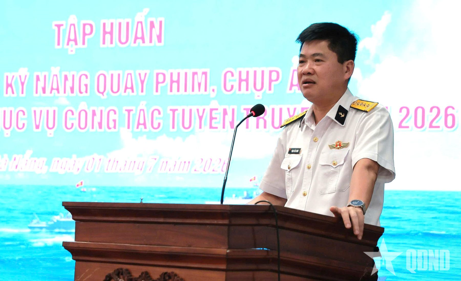 Vùng 3 Hải quân tổ chức tập huấn nâng cao kỹ năng thông tin, tuyên truyền 