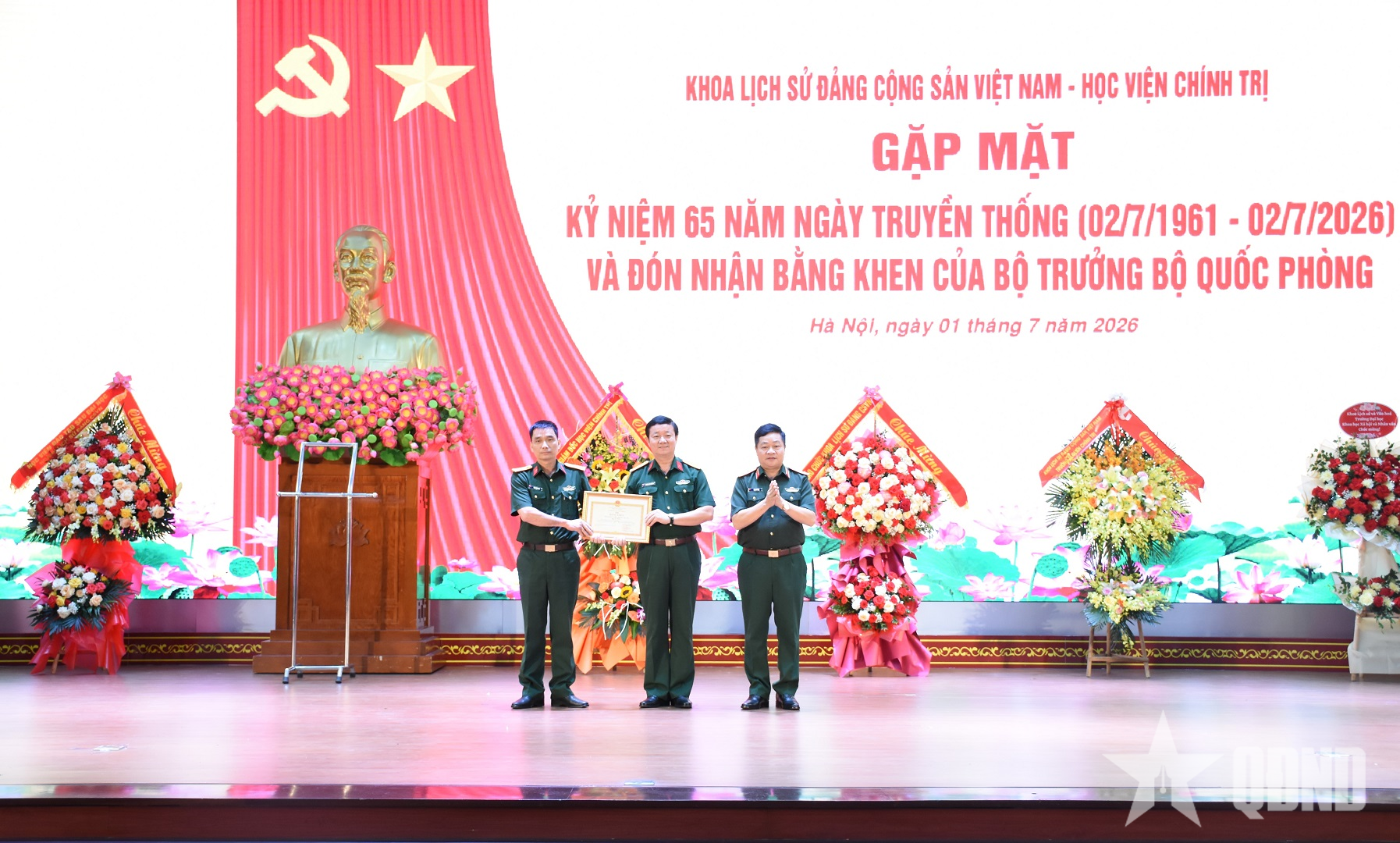Khoa Lịch sử Đảng Cộng sản Việt Nam (Học viện Chính trị) kỷ niệm 65 năm Ngày truyền thống

