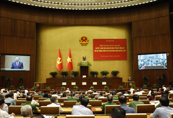 Phát biểu của Tổng Bí thư, Chủ tịch nước Tô Lâm tại Hội nghị sơ kết 1 năm vận hành mô hình tổ chức tổng thể của hệ thống chính trị và mô hình chính quyền 3 cấp


