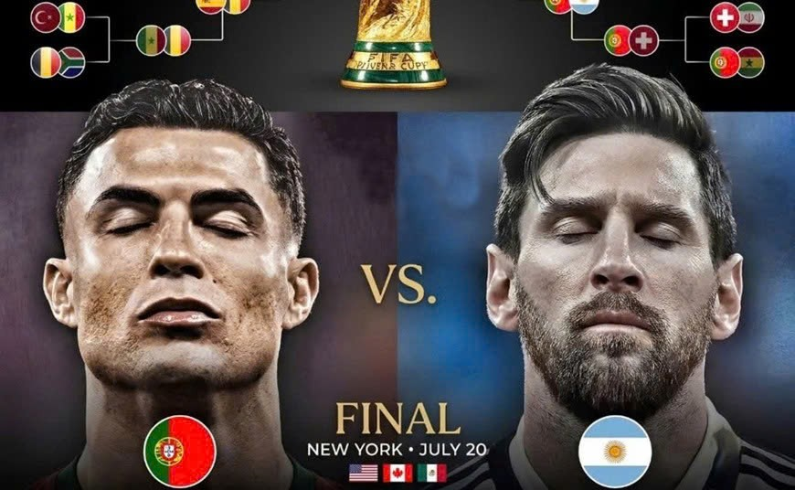 Cristiano Ronaldo chỉ có thể “đụng đầu” Lionel Messi ở trận chung kết?