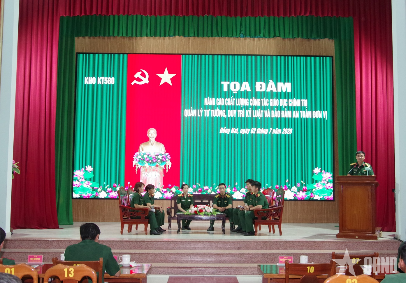 Kho KT580 nâng cao chất lượng công tác giáo dục chính trị, quản lý tư tưởng