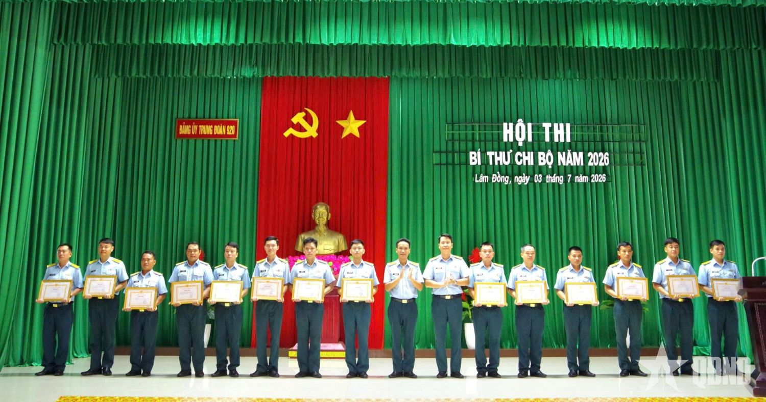 Trung đoàn 920 tổ chức thành công Hội thi Bí thư chi bộ giỏi năm 2026