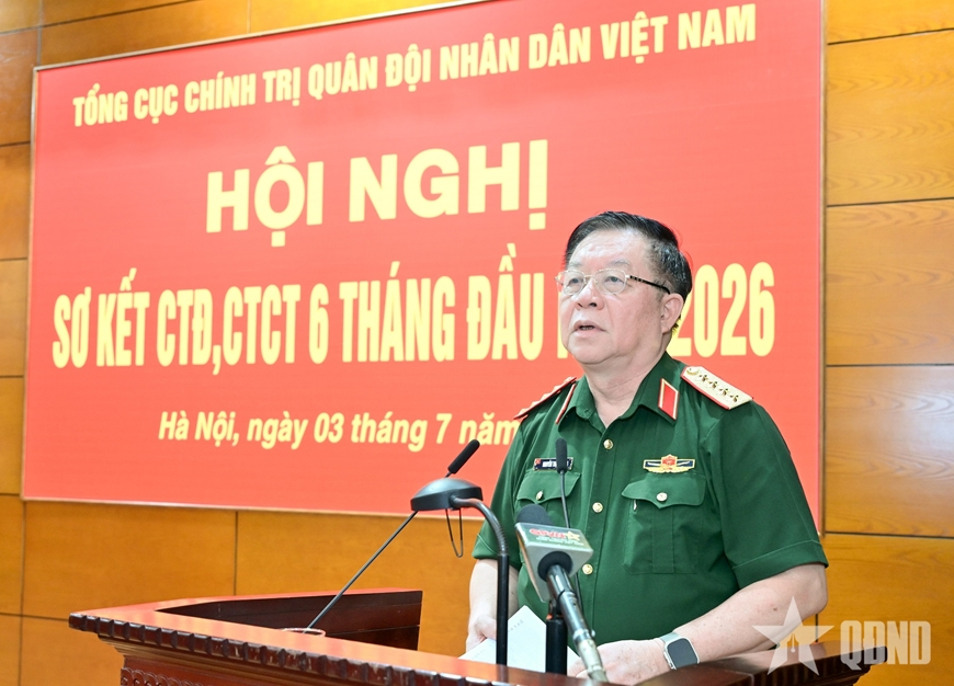 Đại tướng Nguyễn Trọng Nghĩa chủ trì Hội nghị sơ kết công tác Đảng, công tác chính trị 6 tháng đầu năm 2026