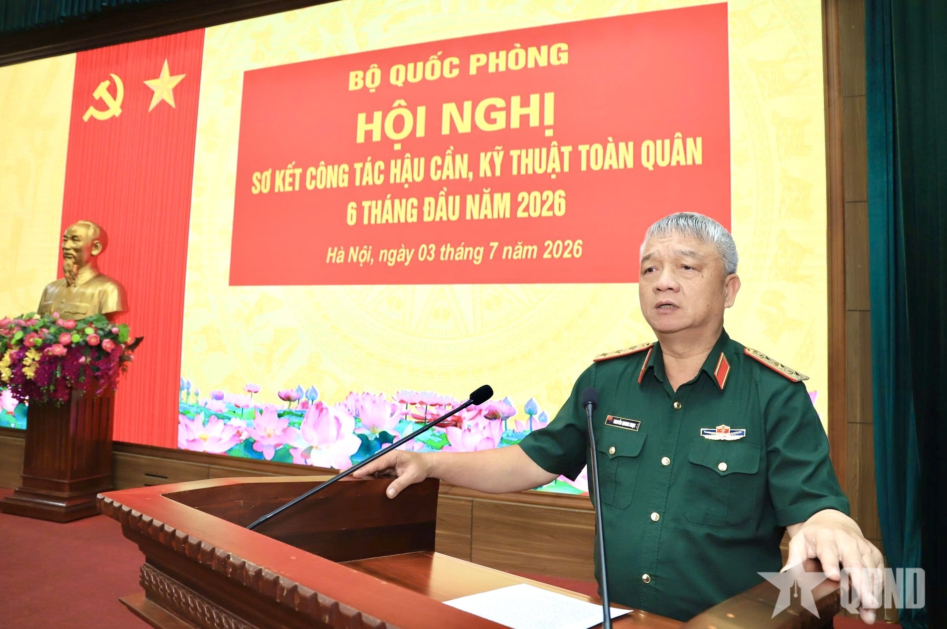 Thượng tướng Nguyễn Quang Ngọc: Các cơ quan, đơn vị rà soát dự án hậu cần, kỹ thuật để đầu tư thiết thực, tránh lãng phí