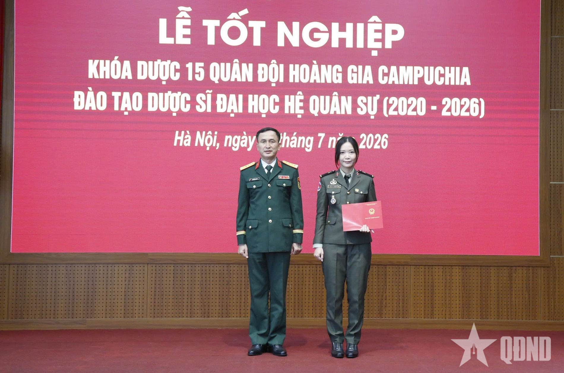 Học viện Quân y nâng cao chất lượng đào tạo dược sĩ Quân đội hoàng gia Camphuchia