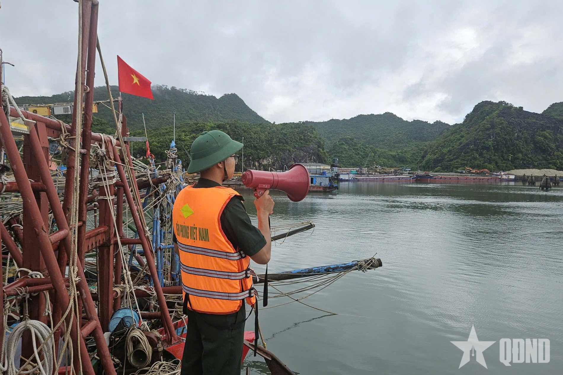 Bộ đội Biên phòng thành phố Hải Phòng khẩn trương triển khai các biện pháp ứng phó với bão số 1