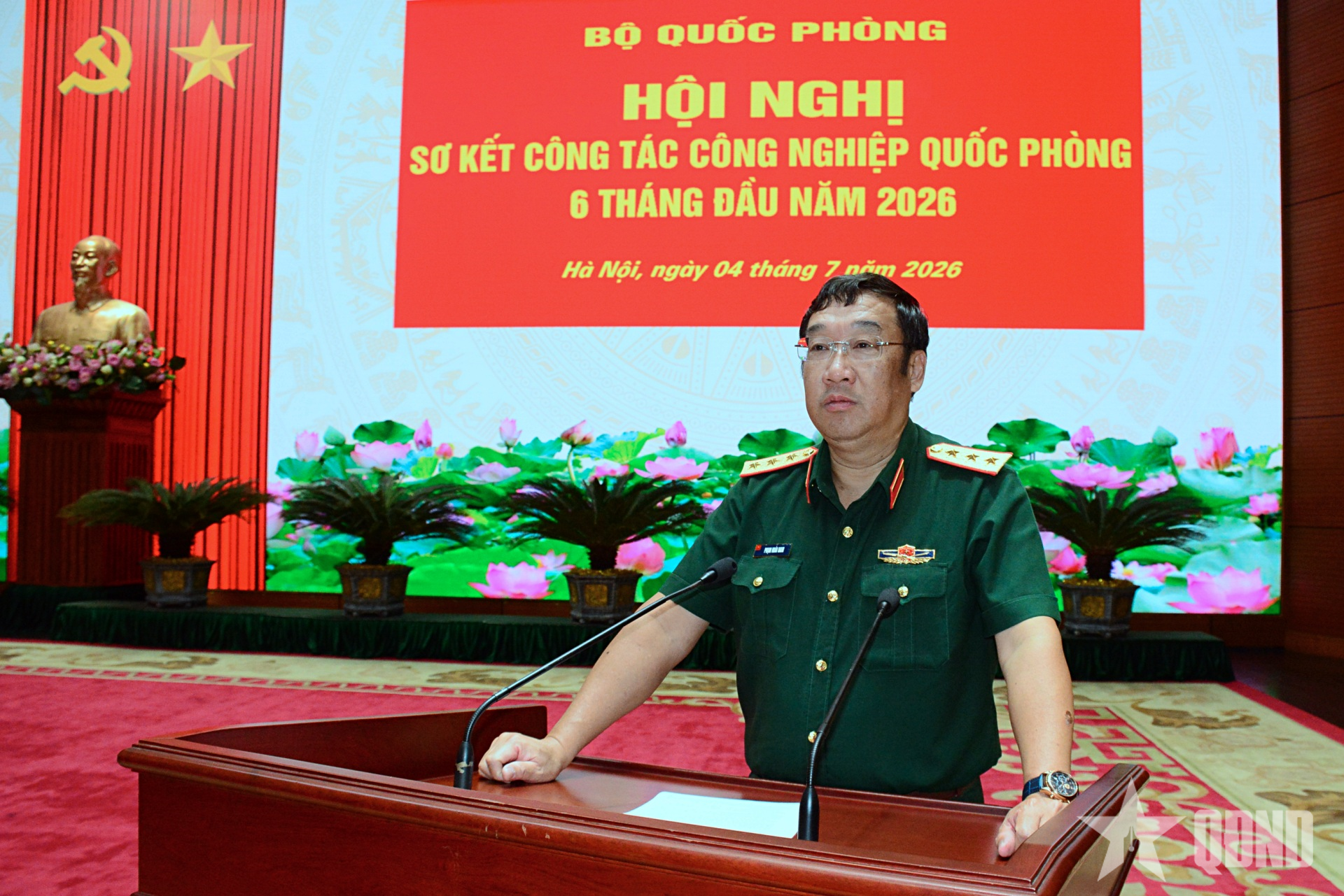 Bộ Quốc phòng sơ kết công tác công nghiệp quốc phòng 6 tháng đầu năm 2026