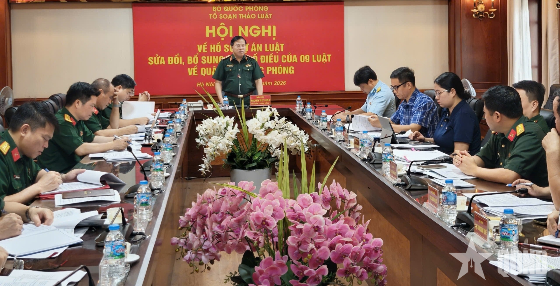 Hoàn thiện hồ sơ Dự án Luật sửa đổi, bổ sung một số điều của 9 luật về quân sự, quốc phòng