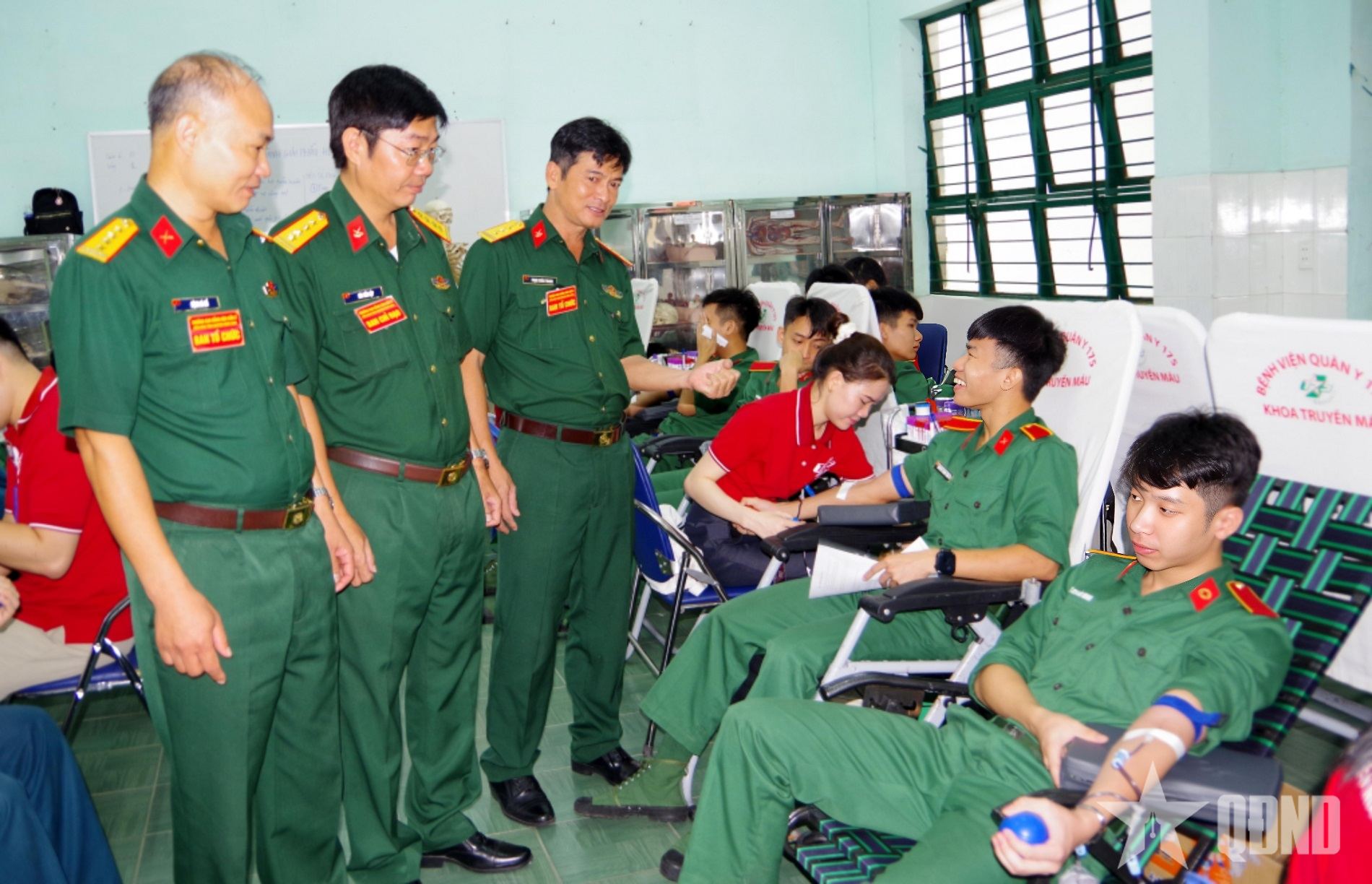 Trường Cao đẳng Hậu cần 2 tổ chức hiến máu tình nguyện