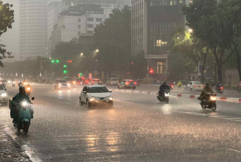 Sau bão số 1, Hà Nội có thể mưa to, xuất hiện lũ trên các sông, nguy cơ ngập úng