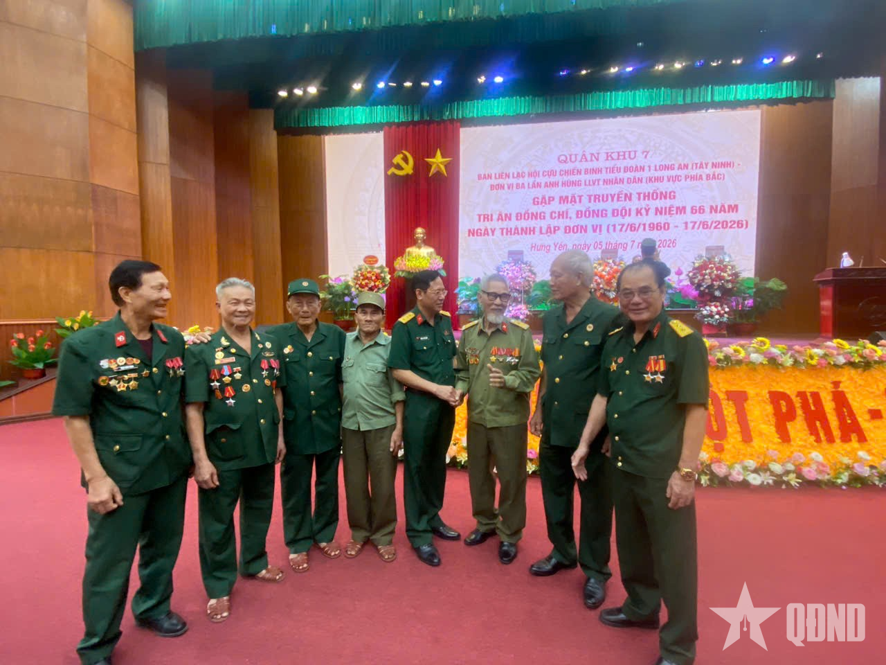 Họp mặt truyền thống Tiểu đoàn 1-Long An ba lần anh hùng