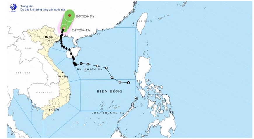Tin cuối cùng về bão số 1: Suy yếu thành áp thấp nhiệt đới tại Trung Quốc