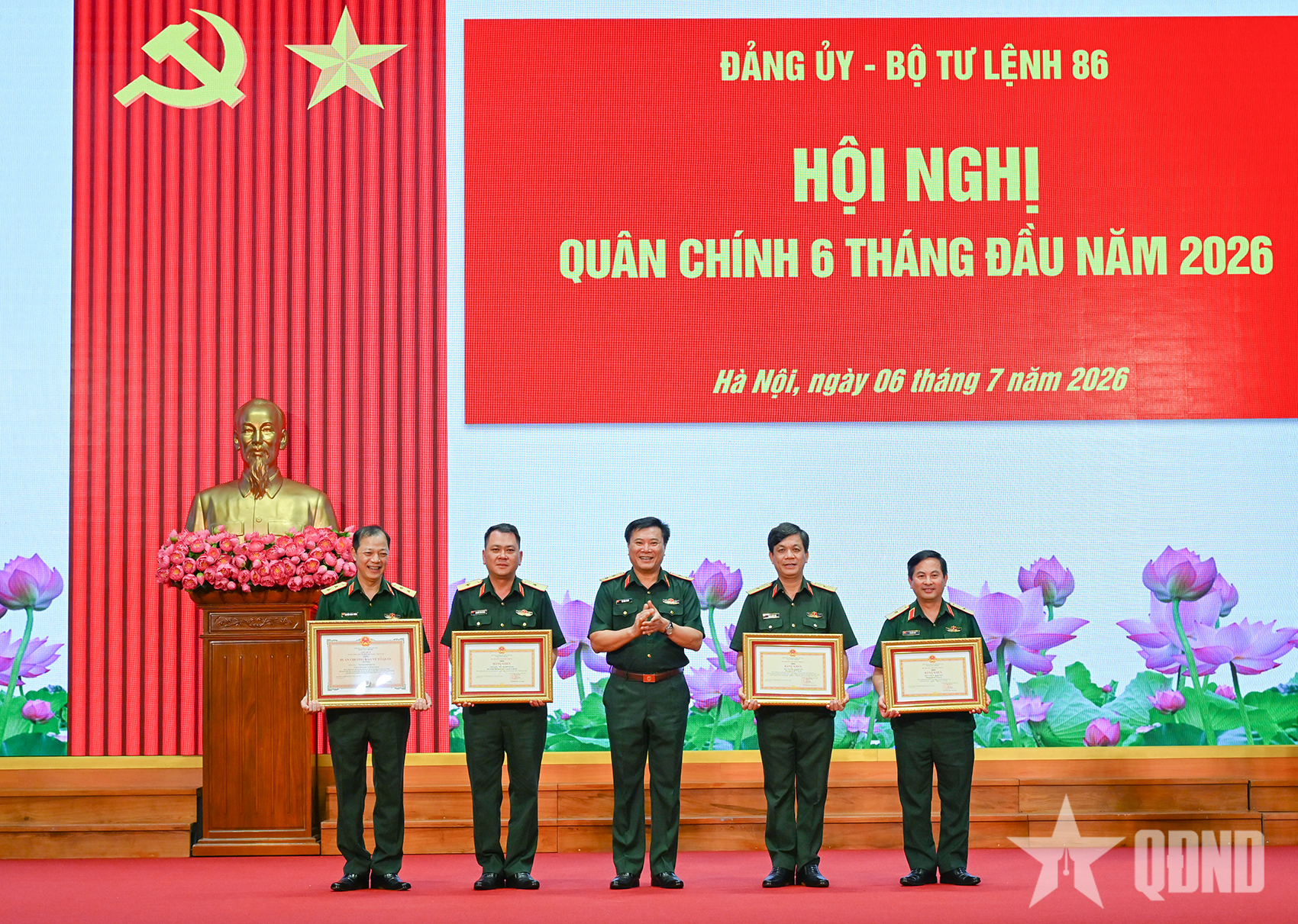 Bộ tư lệnh 86 tổ chức Hội nghị Quân chính 6 tháng đầu năm 2026