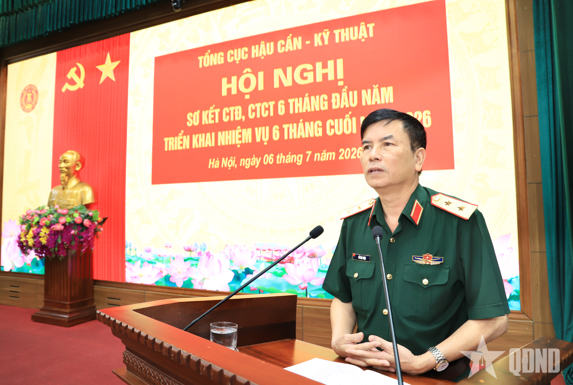 Tổng cục Hậu cần - Kỹ thuật triển khai đồng bộ nhiệm vụ công tác Đảng, công tác chính trị 6 tháng cuối năm