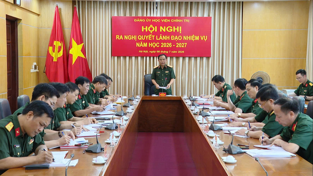 Đảng ủy Học viện Chính trị tập trung lãnh đạo thực hiện 3 đột phá