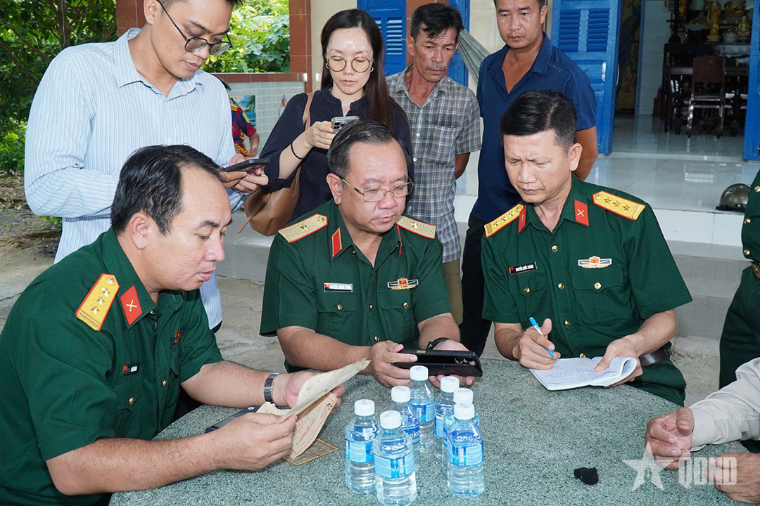 Bộ tư lệnh TP Hồ Chí Minh xác minh thân nhân liệt sĩ Huỳnh Văn Quên

