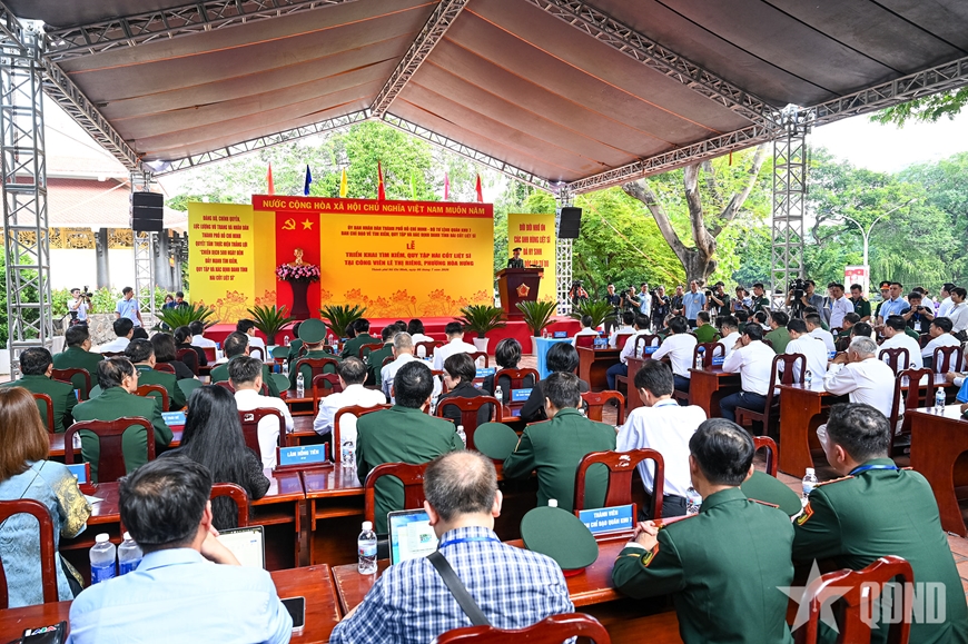 Triển khai tìm kiếm, quy tập hài cốt liệt sĩ tại Công viên Lê Thị Riêng