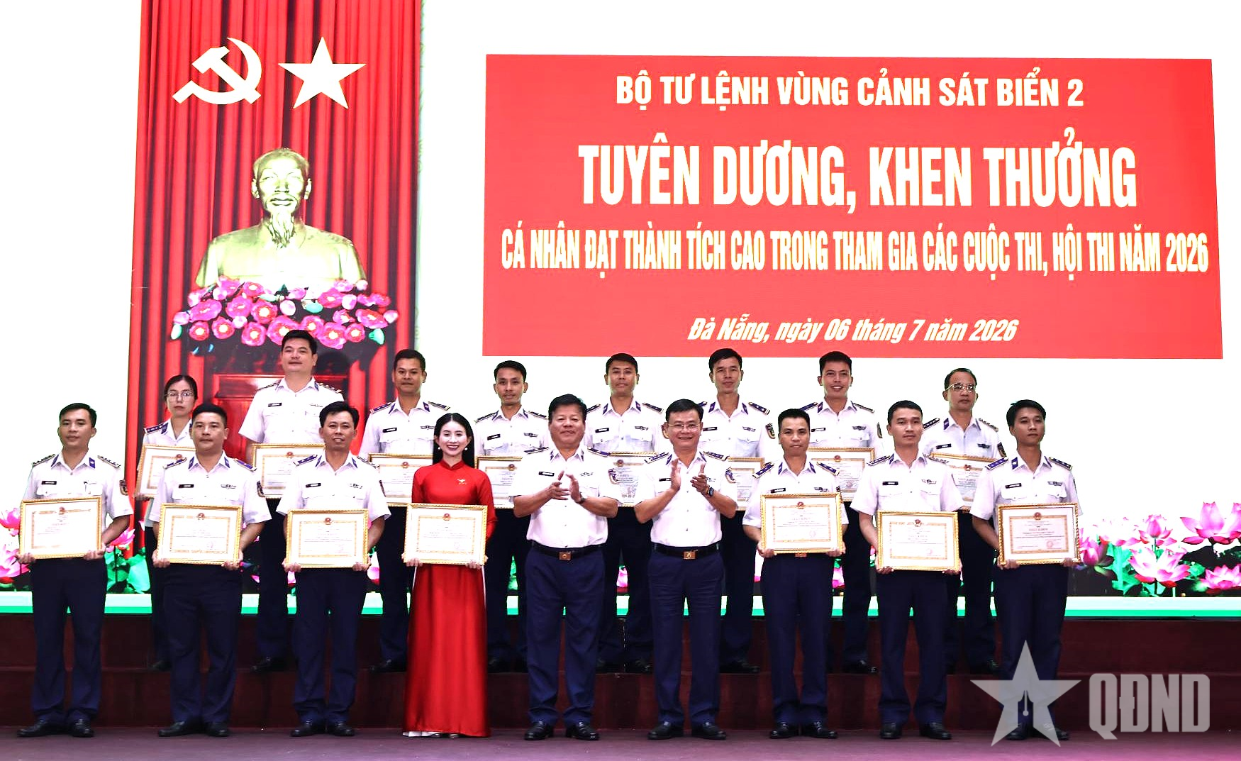 Vùng Cảnh sát biển 2: Tuyên dương tập thể, cá nhân đạt thành tích xuất sắc trong hội thi các cấp