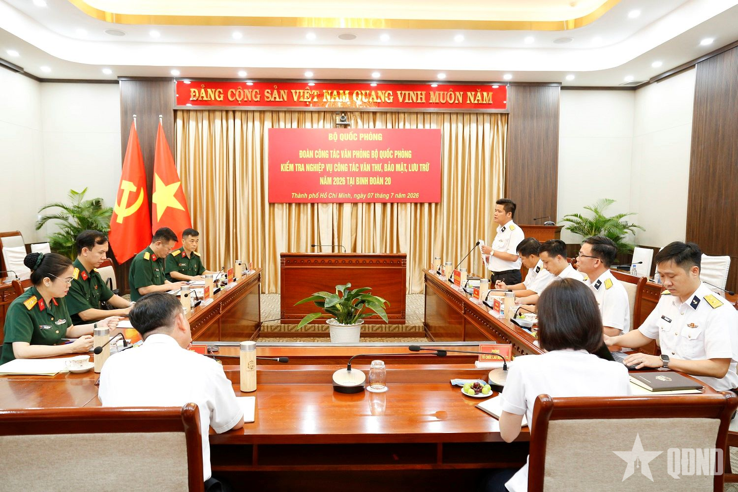 Binh đoàn 20 thực hiện nghiêm công tác văn thư, bảo mật và lưu trữ